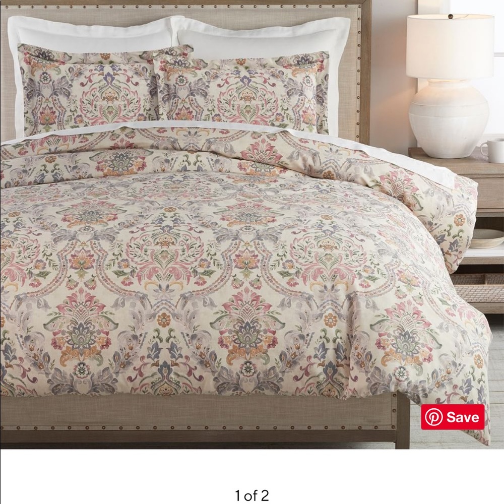 Pottery Barn Ivana Duvet Cover & Matching shams